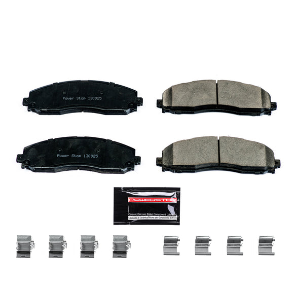 PowerStop Z23 Evolution Sport Carbon-Fiber Brake Pads With Hardware