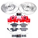 PowerStop Z23 Daily Driver Carbon-Fiber Ceramic Pads Drilled & Slotted Rotor & C