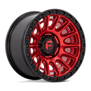 17x9 Fuel Off-Road D834 Cycle Candy Red with Black Ring 5x127 ET1 CB71.5 Wheel