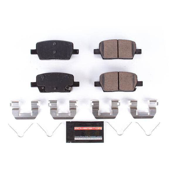 PowerStop Z23 Evolution Sport Carbon-Fiber Brake Pads With Hardware