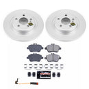 PowerStop Genuine Geomet Coated Rotor and Carbon-Fiber Ceramic Brake Pad Kit