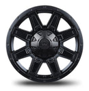 17x8.5 Mudder Trucker MT404 Deviant Black 5x127 5x5 5x139.7 5x5.5 -6 Wheel