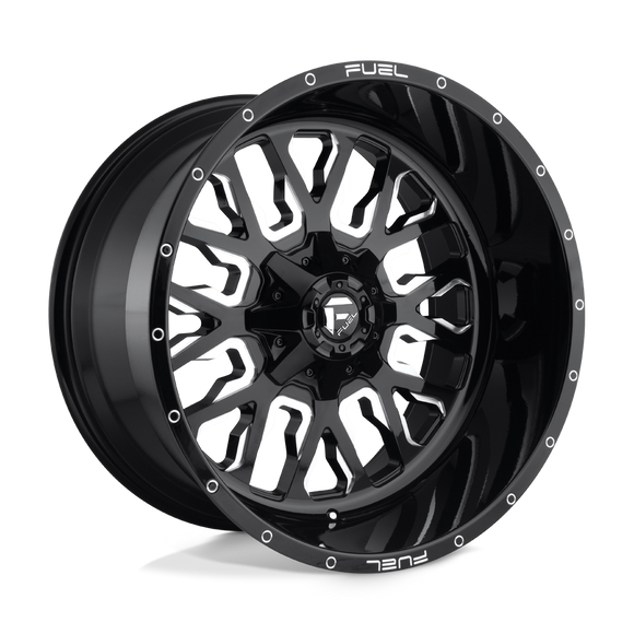 20x9 Fuel Off-Road D611 Stroke Gloss Black Milled 6x135 ET1 CB106.1 Wheel Rim