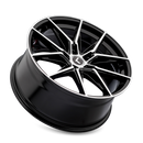 18x8.5 Kraze Evolve Gloss Black Machined 5x114.3 ET35 CB73.1 Wheel Rim