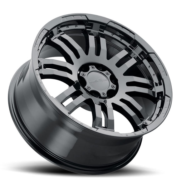 18x8.5 Vision 375 Warrior Gloss Black 6x135 ET25 Wheel Rim