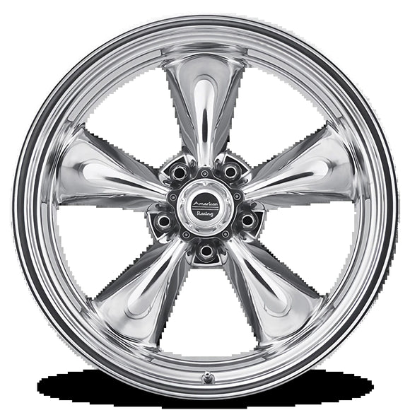 15x8 American Racing Torq Thrust II 1 Pc Polished Wheel 5x114.3 15-8 ET0
