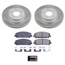 PowerStop Semi-Coated Rotor and Low-Dust Ceramic Brake Pad Kit