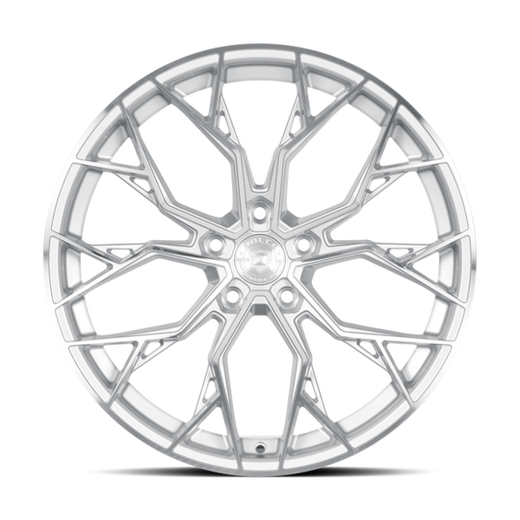 20x10 Dolce Performance ARIA Gloss Silver Machined Face Wheel 5x112 ET40 CB66.56