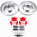 PowerStop Z23 Daily Driver Carbon-Fiber Ceramic Pads Drilled & Slotted Rotor & C