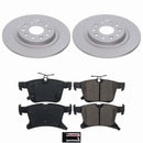 Genuine Geomet Coated Rotor and Low-Dust Ceramic Brake Pad Kit