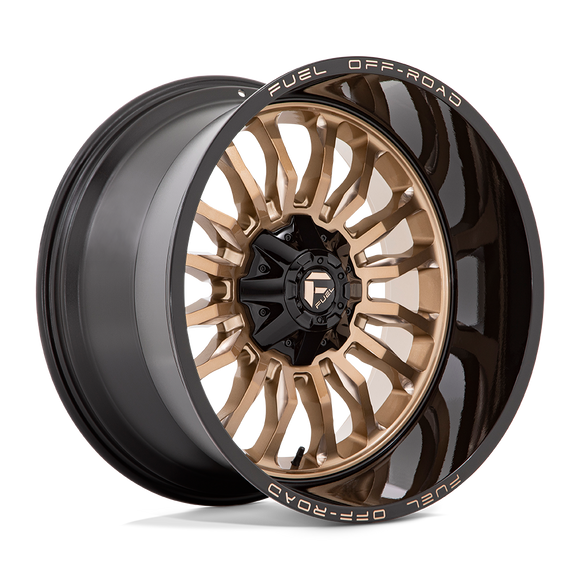 22x12 Fuel Off-Road D797 Arc Platinum Bronze with Black Lip 5x114.3 ET-44 Wheel