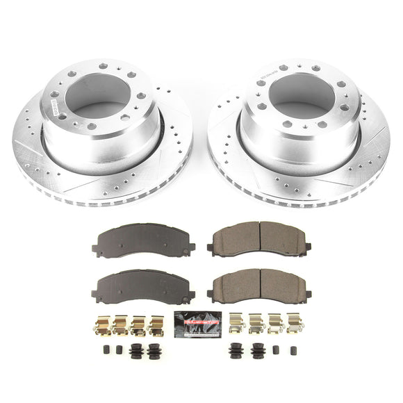PowerStop Z23 Daily Driver Carbon-Fiber Ceramic Brake Pad and Drilled & Slotted