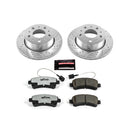PowerStop Z36 Carbon-Fiber Ceramic Brake Pad with Drilled and Slotted Rotor Kit