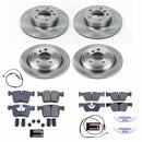 PowerStop OE Stock Replacement Low-Dust Ceramic Brake Pad and Rotor Kit