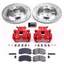 PowerStop Z23 Daily Driver Carbon-Fiber Ceramic Pads Drilled & Slotted Rotor & C