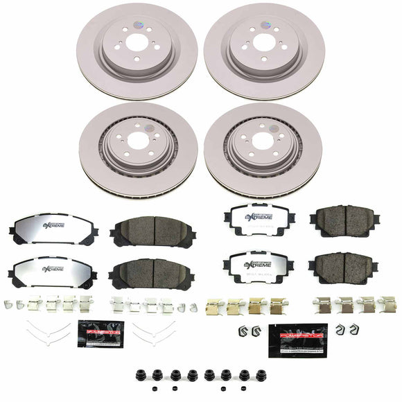 Z36 Truck & Tow Premium Carbon-Fiber Ceramic Brake Pad and Fully Coated Rotor Ki