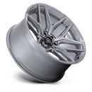 22x9.5 Fuel Off-Road Flux Platinum 6x135 ET20 CB87.1 Wheel Rim