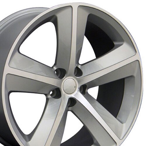 20" Replica Wheel DG05 Fits Dodge Charger SRT Rim 20x9 Silver Wheel