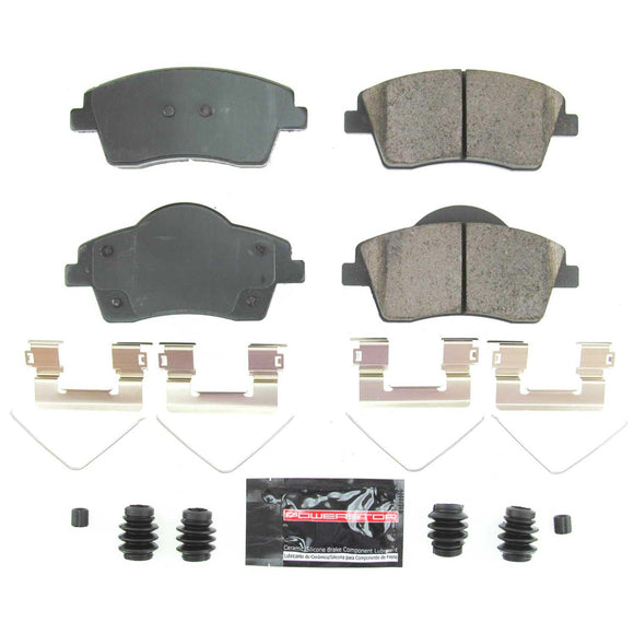 PowerStop Z23 Evolution Sport Carbon-Fiber Brake Pads With Hardware