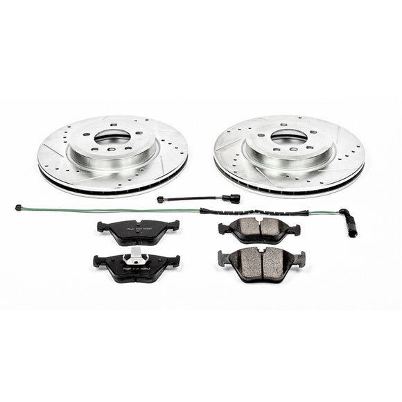 PowerStop Z23 Daily Driver Carbon-Fiber Ceramic Brake Pad and Drilled & Slotted