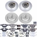 PowerStop Genuine Geomet Coated Rotor and Carbon-Fiber Ceramic Brake Pad Kit