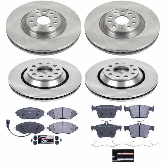 PowerStop Track Day Spec High-Performance Brake Pad and Rotor Kit