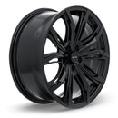 17x7.5 RTX Black Widow Satin Black 5x108 ET40 wheel/rim