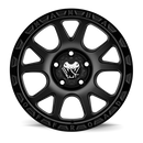20x9 Mamba M27 Stippled Matte Black 5x127 5x5 ET-12 Wheel Rim-4