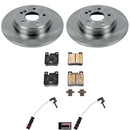 PowerStop OE Stock Replacement Low-Dust Ceramic Brake Pad and Rotor Kit