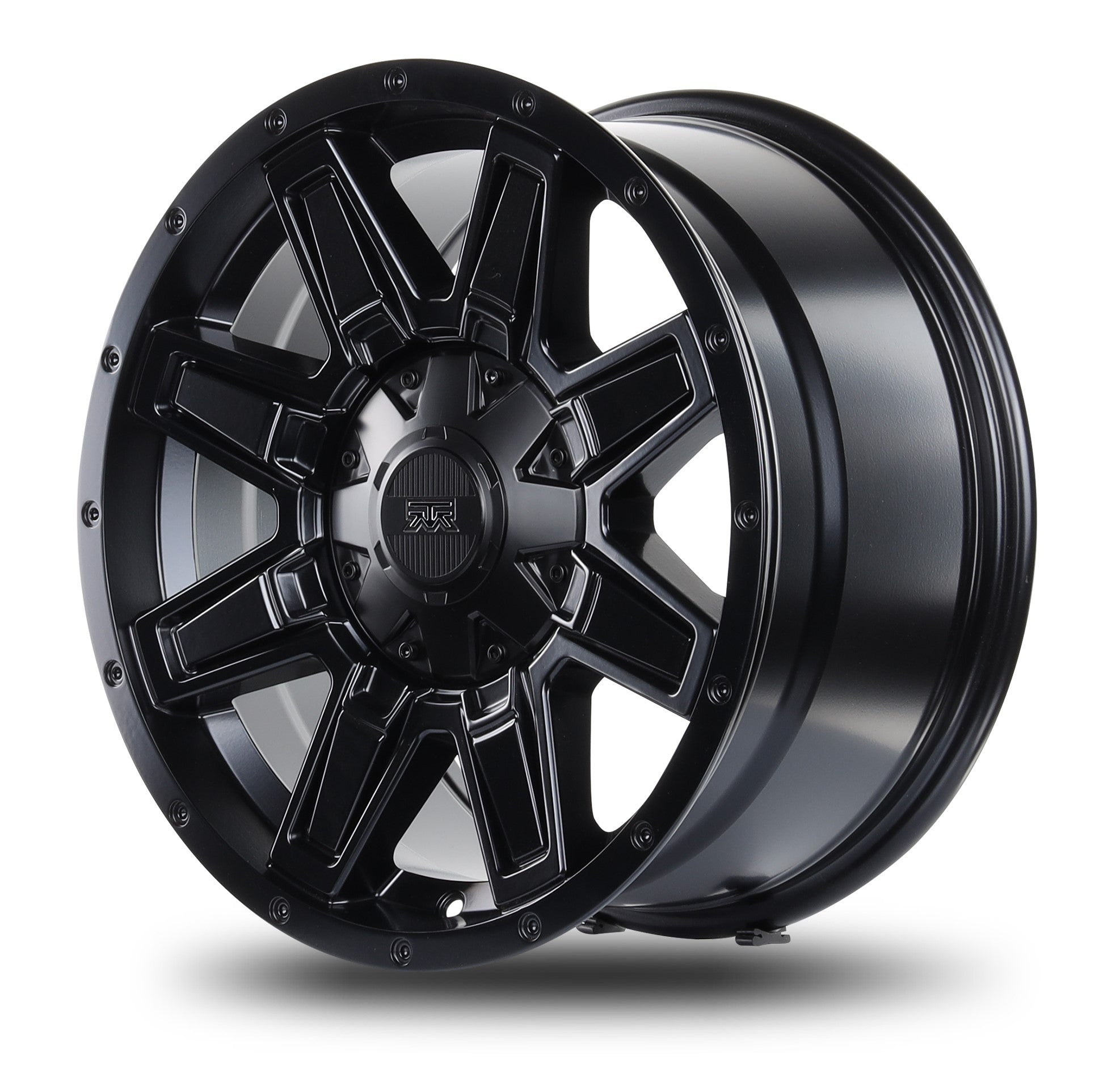 17x8.5 Mudder Trucker MT404 Deviant Black 6x135 6x139.7 6x5.5 ET18 Wheel