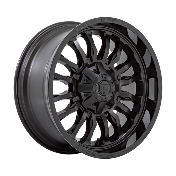 22x10 Fuel Off-Road D796 Arc Matte Black with Gloss Black Lip 6x135 ET-18 Wheel