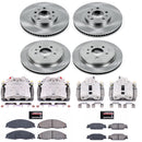 PowerStop OE Stock Replacement Low-Dust Ceramic Brake Pad, Rotor and Caliper Kit