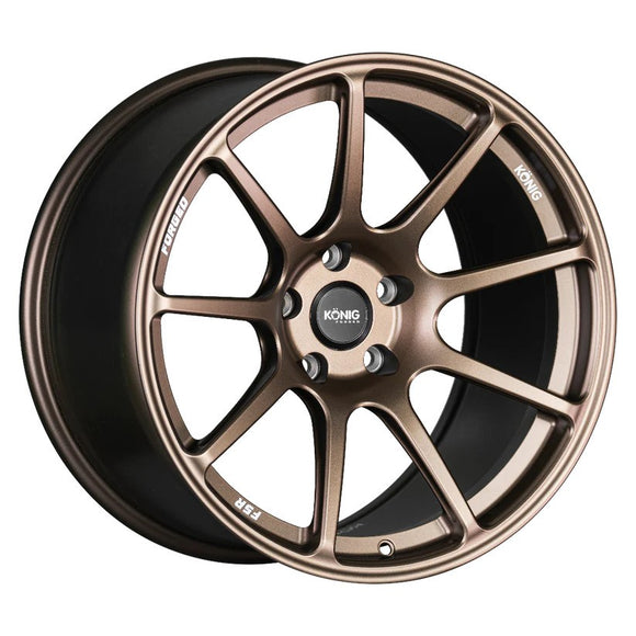 18x10 Konig F5R Satin Bronze 5x120 ET40 CB72.56 Wheel Rim