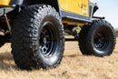 17x9 Rough Country Steel Wheel Black Wheel 6x135 ET0 CB