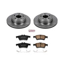 PowerStop OE Stock Replacement Low-Dust Ceramic Brake Pad and Rotor Kit