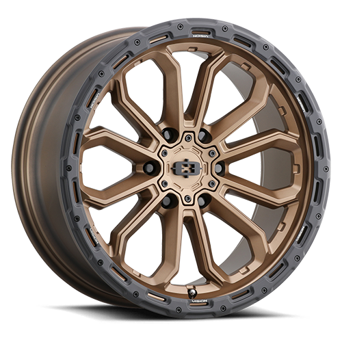 20x10 Vision 405 Satin Bronze 6x139.7 ET-25 wheel/rim