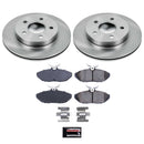 PowerStop OE Stock Replacement Low-Dust Ceramic Brake Pad and Rotor Kit