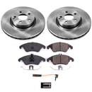 PowerStop OE Stock Replacement Low-Dust Ceramic Brake Pad and Rotor Kit
