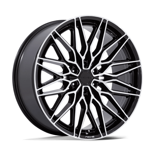 20X9.5 Niche NC278 Calabria 6 Gloss Black Machined 6x135 ET30 Wheel Rim