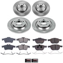PowerStop OE Stock Replacement Low-Dust Ceramic Brake Pad and Rotor Kit