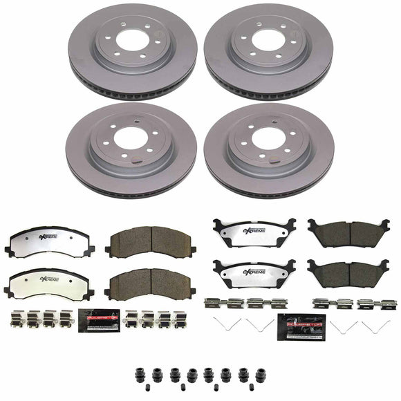 Z36 Truck & Tow Premium Carbon-Fiber Ceramic Brake Pad and Fully Coated Rotor Ki