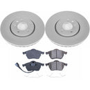 PowerStop Genuine Geomet Coated Rotor and Carbon-Fiber Ceramic Brake Pad Kit