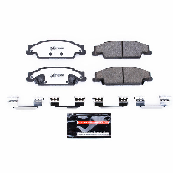 PowerStop Z26 Street Performance Carbon-Fiber Ceramic Brake Pads With Hardware
