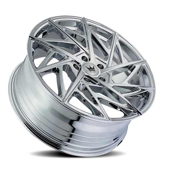 20x8.5 Mazzi 377 Freestyle Chrome 5x108 5x4.25 ET35 Wheel Rim