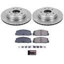 PowerStop OE Stock Replacement Low-Dust Ceramic Brake Pad and Rotor Kit