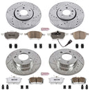 PowerStop Z26 Street Performance Ceramic Brake Pad and Drilled & Slotted Rotor K