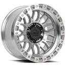 17x9 Lock Off-Road Combat Maching With Clear Coat 5x127 ET-12 Wheel Rim