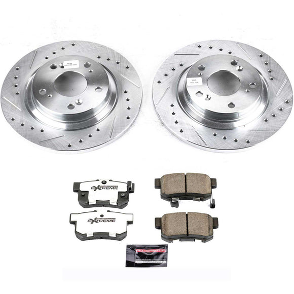 PowerStop Z26 Street Performance Ceramic Brake Pad and Drilled & Slotted Rotor K