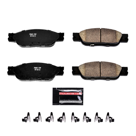 PowerStop Z23 Evolution Sport Carbon-Fiber Brake Pads With Hardware