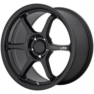 18X8.5 Motegi MR145 TRAKLITE 3.0 Satin Black 5X112 ET42 wheel/rim